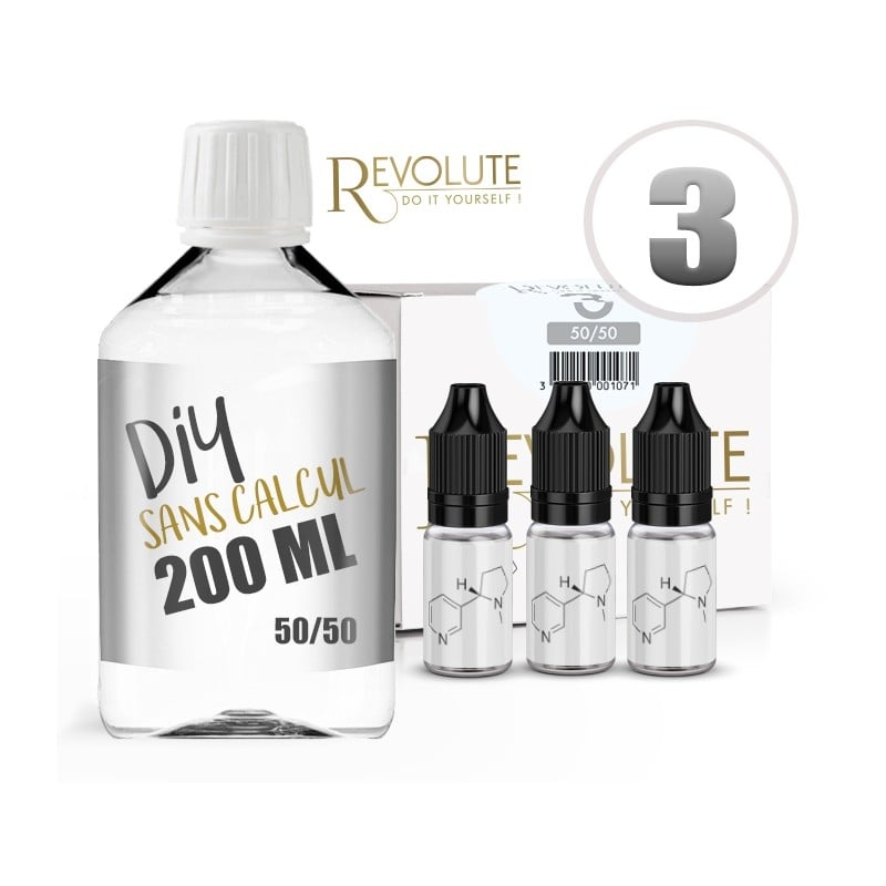 Pack Liquide De Base - 200 ml - Revolute pas cher Pack Liquide De Base - 200 ml - Revolute pas cher