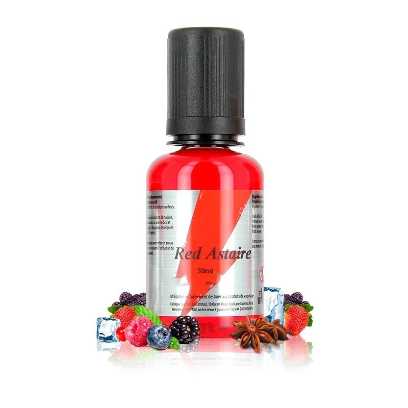 Concentré Red Astaire 30 ml - T-juice pas cher Concentré Red Astaire 30 ml - T-juice pas cher