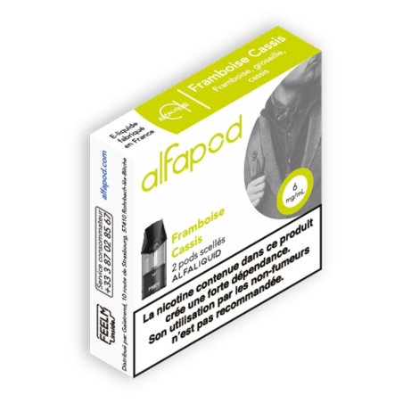 2 Pods Framboise Cassis 1.9 ml 2 Pods 1.9 ml - Alfaliquid pas cher 2 Pods Framboise Cassis 1.9 ml 2 Pods 1.9 ml - Alfaliquid pas cher
