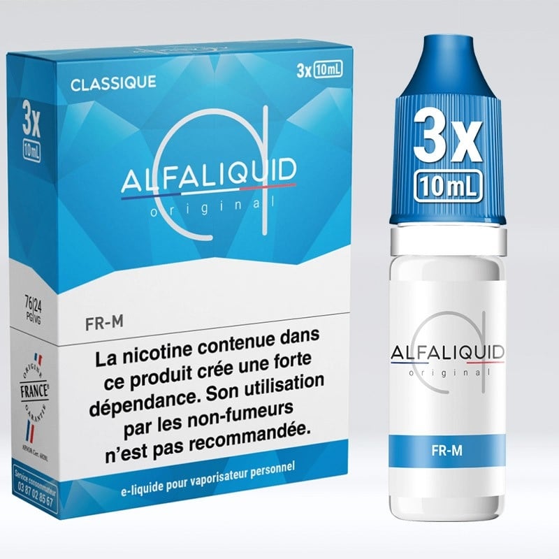 Composition d'un e-liquide pour cigarette électronique - Alfaliquid