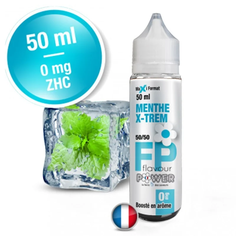 Menthe X-Trem 50 ml - Flavour Power pas cher Menthe X-Trem 50 ml - Flavour Power pas cher