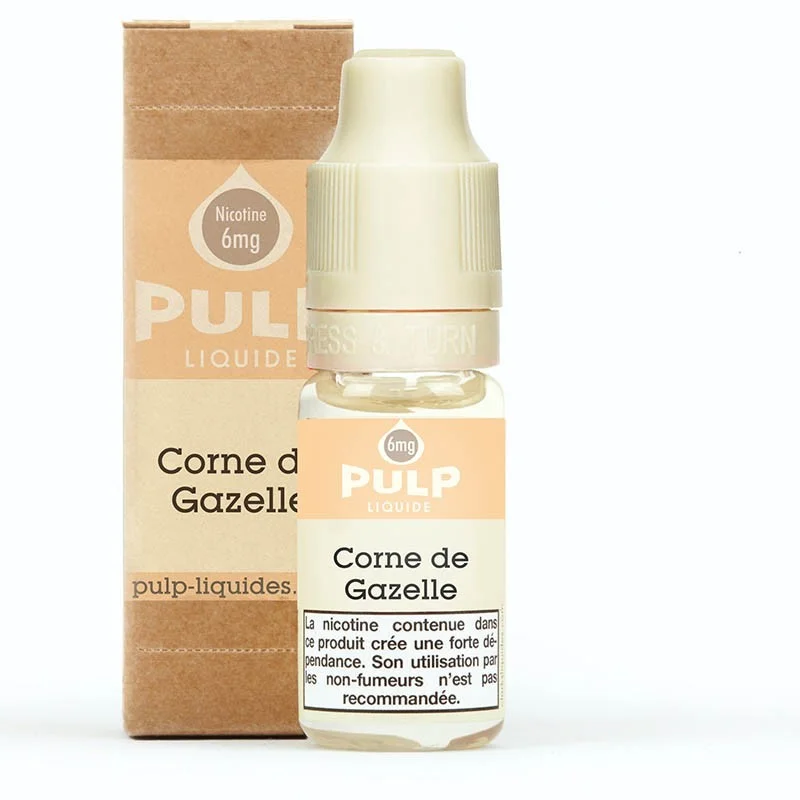 Liquide Pulp Corne de Gazelle : E-liquide PULP 3,99 € les 10ml ! Liquide Pulp Corne de Gazelle : E-liquide PULP 3,99 € les 10ml !