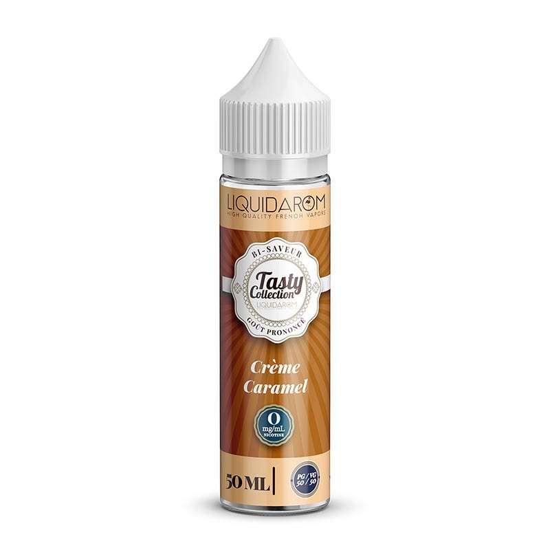 e-liquid Crème Caramel 50 ml - Tasty Collection By LiquidArom cheap