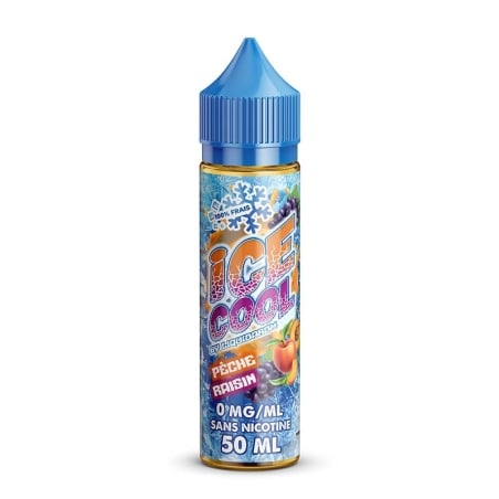 e-liquide Pêche Raisin 50 ml - Ice Cool By LiquidArom pas cher