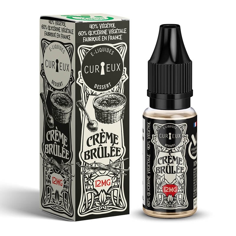 e-liquid Crème Brûlée 10 ml - Curieux cheap