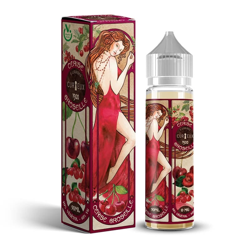 e-liquide Cerise Groseille 50 ml - Curieux pas cher