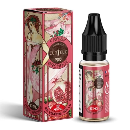 e-liquide Fraise Grenade 10 ml - Curieux pas cher