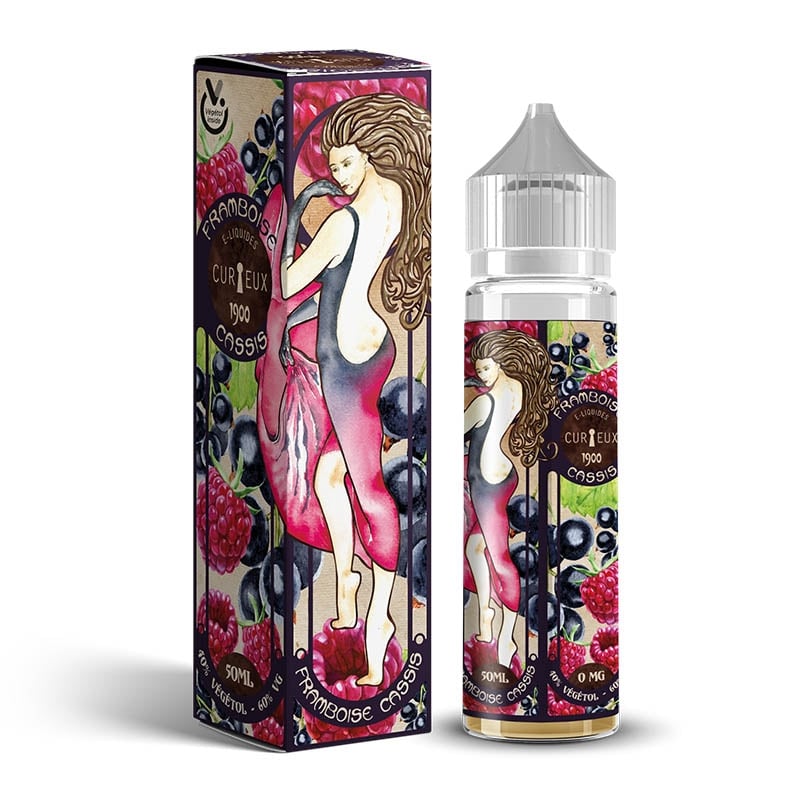 e-liquide Framboise Cassis 50 ml - Curieux pas cher