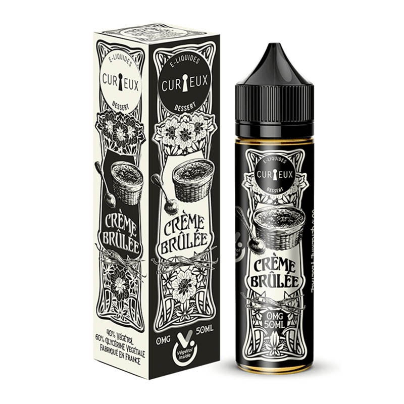e-liquid Crème Brûlée 50 ml - Curieux cheap
