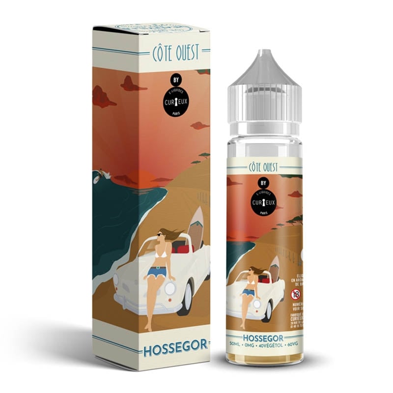 e-liquid Hossegor 50 ml Côte Ouest - Curieux cheap