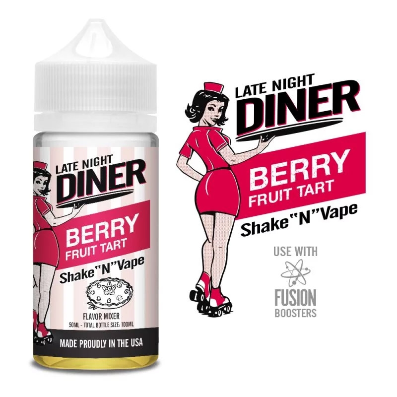 Berry Fruit Tart 50 ml - Halo Late Night Diner pas cher Berry Fruit Tart 50 ml - Halo Late Night Diner pas cher