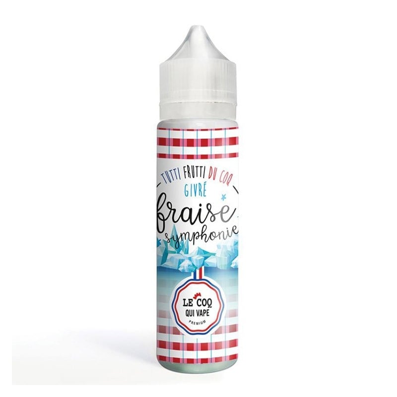 e-liquide Fraise Symphonie Givré 50 ml - Tutti Frutti Du Coq pas cher