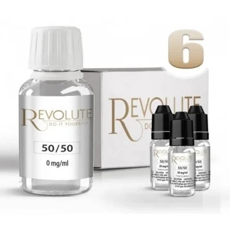 DIY Pack Liquide de base 50/50 - Revolute pas cher DIY Pack Liquide de base 50/50 - Revolute pas cher