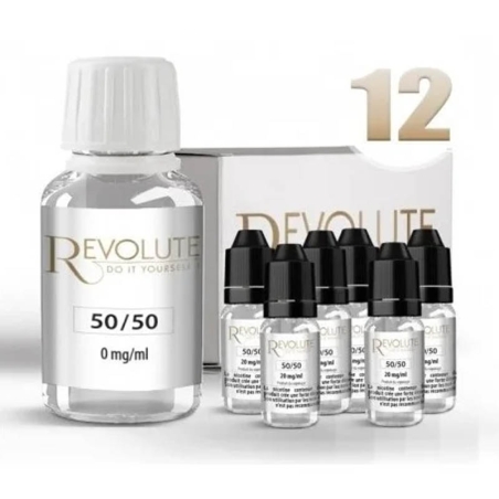 DIY Pack Liquide de base 50/50 - Revolute pas cher DIY Pack Liquide de base 50/50 - Revolute pas cher