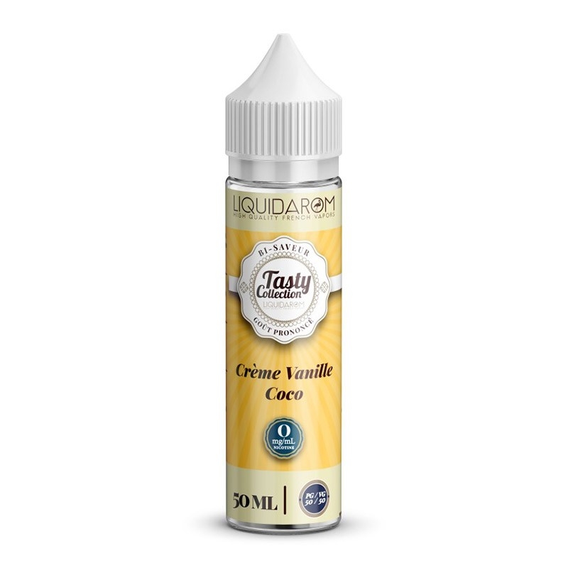 e-liquid Vanilla Coconut Cream 50 ml - Tasty Collection By LiquidArom cheap