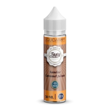 Sundae Caramel Pécan 50 ml - Tasty Collection By LiquidArom pas cher