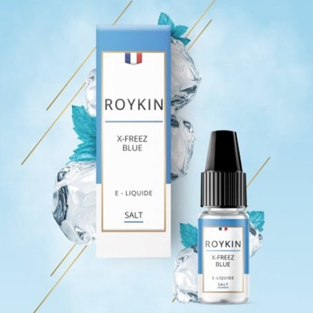 X-Freez Blue Sel de Nicotine 10 ml - Roykin pas cher