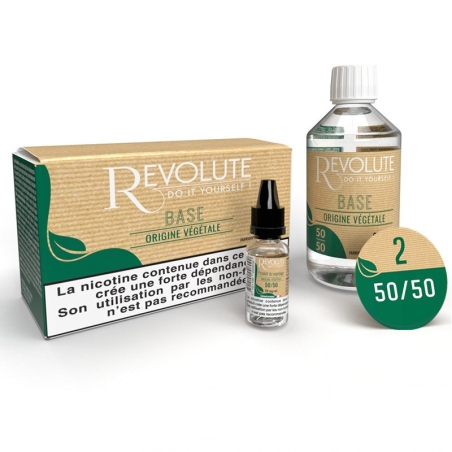 e-liquide Pack Base Végétale 100 ml - Revolute pas cher