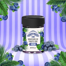 Bonbons Myrtille CBD - Douceurs de Fruits Greeneo Alimentaire CBD pas cher