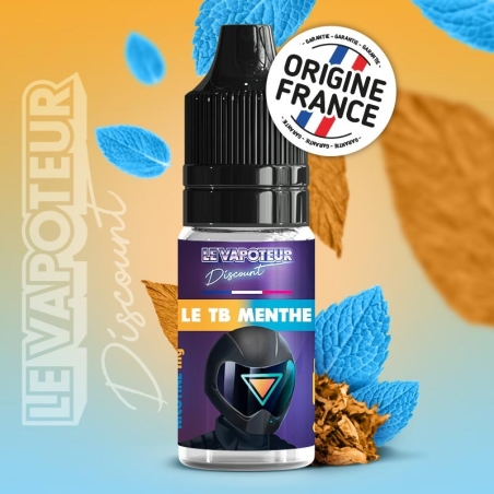 Le TB Menthe 10 ml - Le Vapoteur Discount pas cher Le TB Menthe 10 ml - Le Vapoteur Discount pas cher
