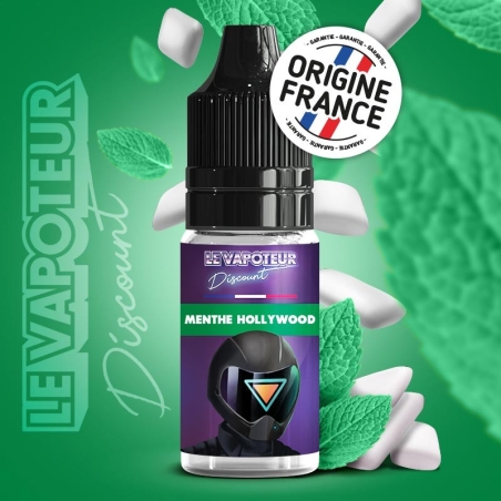 Menthe Hollywood 10 ml - Le Vapoteur Discount pas cher Menthe Hollywood 10 ml - Le Vapoteur Discount pas cher