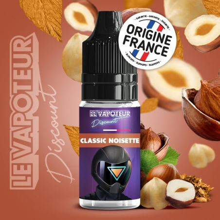 Classic Noisette 10 ml - Le Vapoteur Discount pas cher