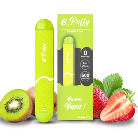E.Puffy Fraise Kiwi - E.Tasty pas cher E.Puffy Fraise Kiwi - E.Tasty pas cher
