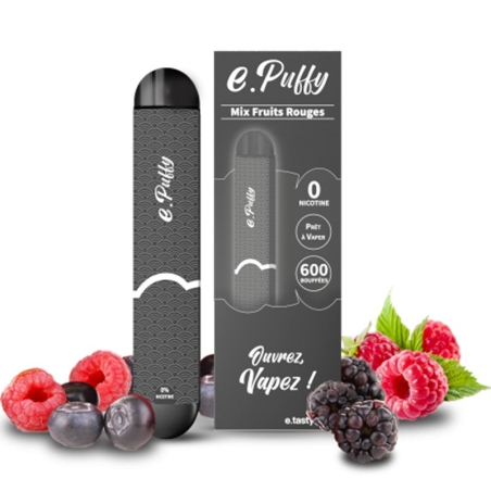 E.Puffy Mix Fruits Rouges - E.Tasty pas cher E.Puffy Mix Fruits Rouges - E.Tasty pas cher