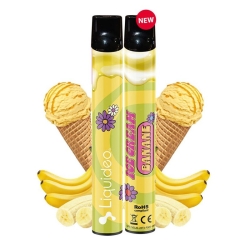 Wpuff Ice Cream Banane - Liquideo pas cher