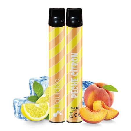 Puff Pêche Citron - Wpuff Liquideo pas cher Puff Pêche Citron - Wpuff Liquideo pas cher
