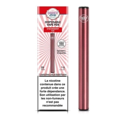 Vape Pen Strawberry Ice - Dinner Lady Puff, la cigarette électronique jetable pas cher