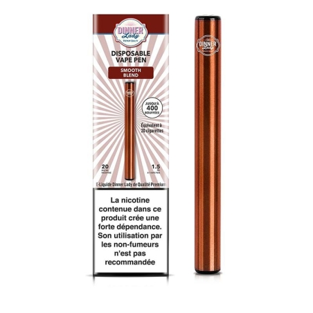 Vape Pen Smooth Blend - Dinner Lady Puff, la cigarette électronique jetable pas cher Vape Pen Smooth Blend - Dinner Lady Puff, la cigarette électronique jetable pas cher
