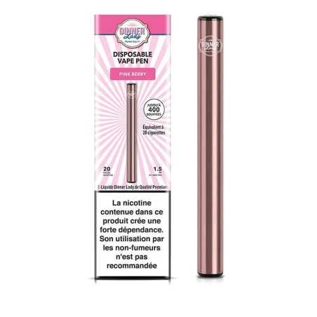 Vape Pen Pink Berry - Dinner Lady Puff, la cigarette électronique jetable pas cher Vape Pen Pink Berry - Dinner Lady Puff, la cigarette électronique jetable pas cher