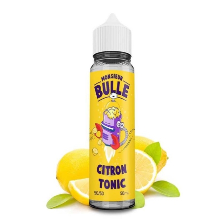 Citron Tonic 50 ml - Liquideo Monsieur Bulle pas cher