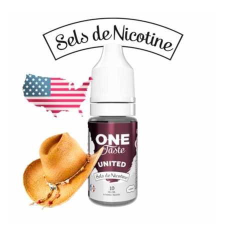 United 10 ml Sels de Nicotine - One Taste pas cher