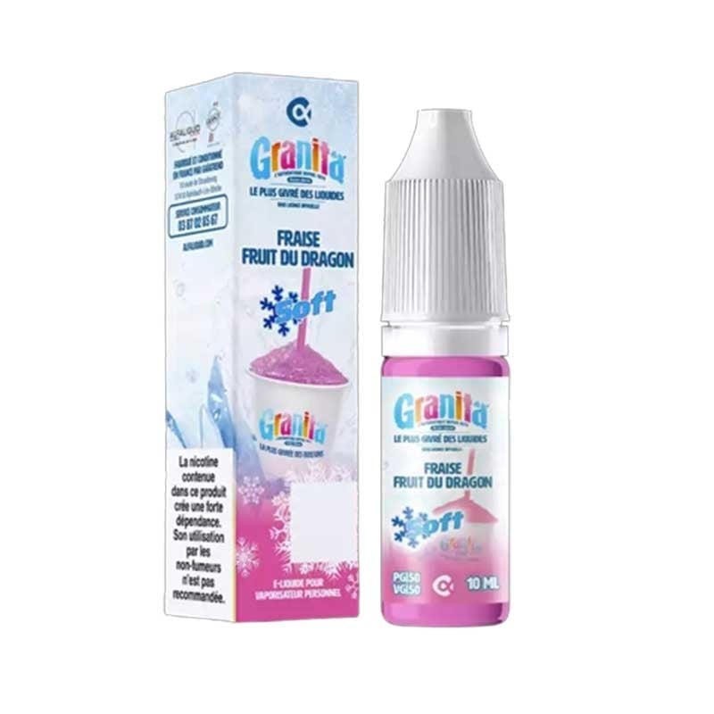 e-liquide Fraise Fruit du Dragon 10 ml - Granita Soft by Alfaliquid pas cher e-liquide Fraise Fruit du Dragon 10 ml - Granita Soft by Alfaliquid pas cher