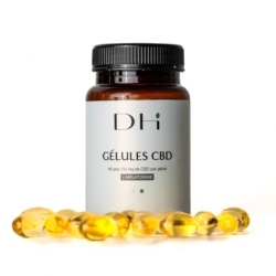 Gélules CBD 50mg Mélatonine - Deli Hemp Alimentaire CBD pas cher