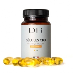 Gélules CBD 50mg - Vitamine C - Deli Hemp Alimentaire CBD pas cher