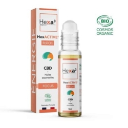 Roll-on CBD Focus 10 ml - HexACTIVE® Cosmétiques CBD pas cher
