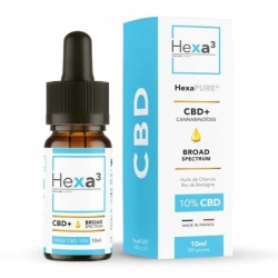 Huile CBD 10% Broad Spectrum 10ml - HexaPURE® Huiles CBD pas cher