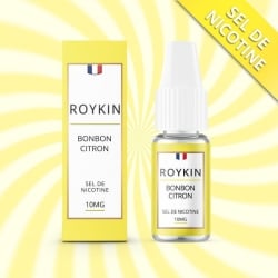Bonbon Citron Sel de Nicotine 10ml - Roykin pas cher