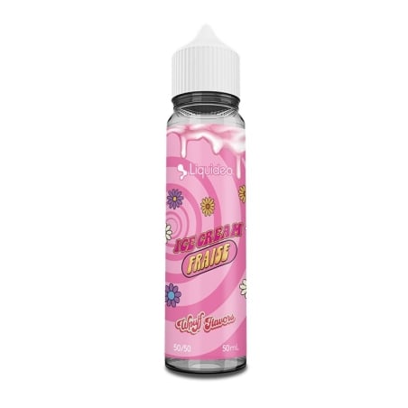 Ice Cream Fraise Wpuff Flavors 50 ml - Liquideo pas cher