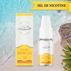 E-liquide L'eau Tropicale 10ml Sel de Nicotine Petit Nuage