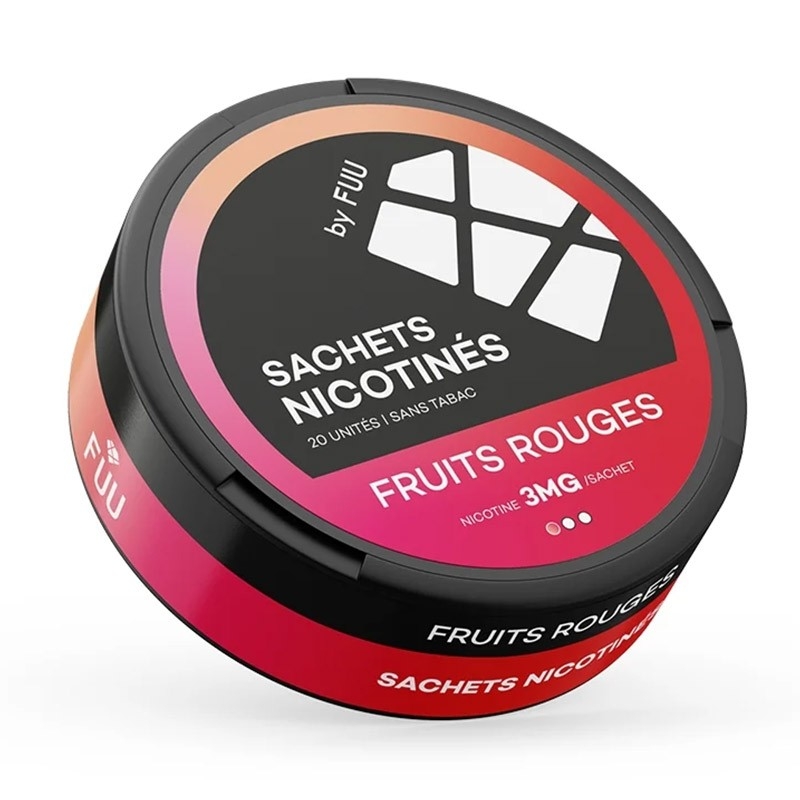 Sachets nicotinés Fruits Rouges Fuu pas cher Le Vapoteur Discount