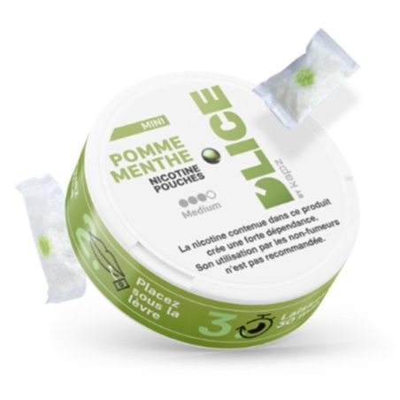 Sachets Nicotinés Pomme Menthe - D'lice by Kapz pas cher Sachets Nicotinés Pomme Menthe - D'lice by Kapz pas cher