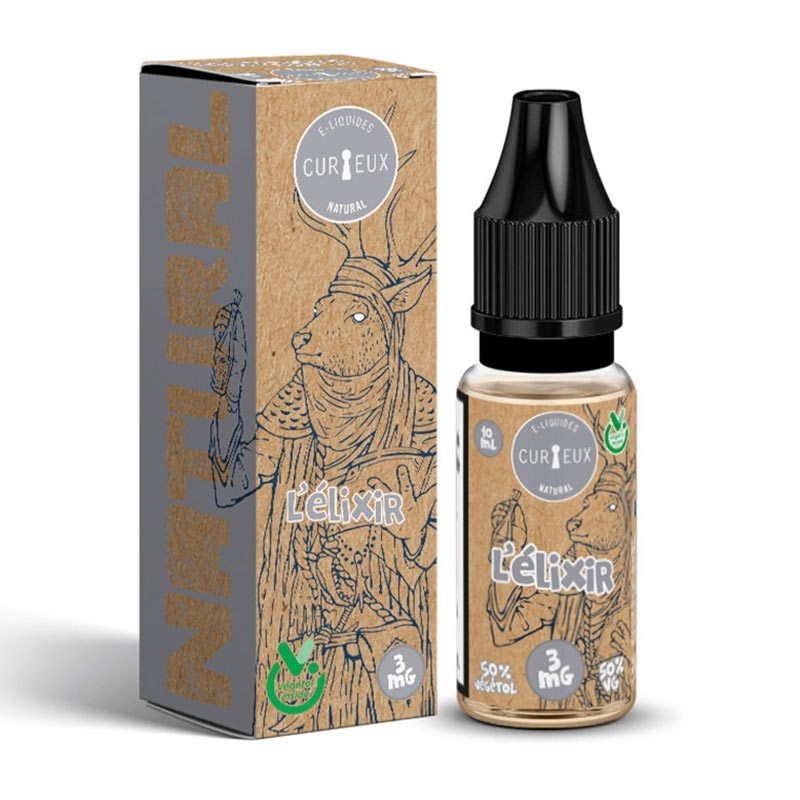 e-liquid L'Elixir 10 ml Natural - Curieux cheap