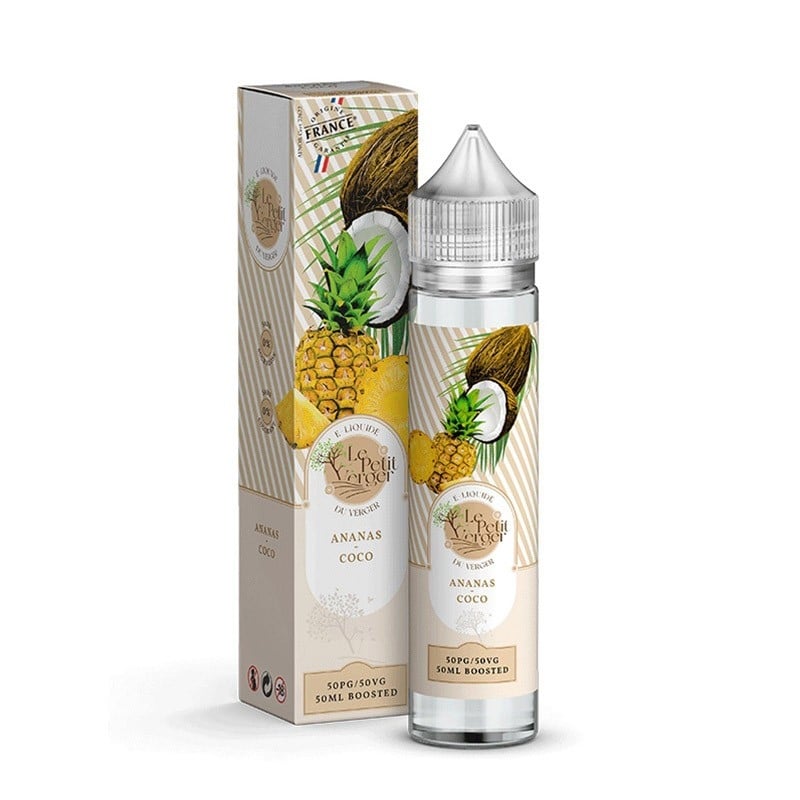 e-liquide Ananas Coco 50 ml - Le Petit Verger pas cher