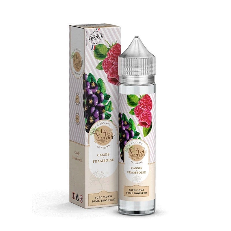 e-liquide Cassis Framboise 50 ml - Le Petit Verger pas cher
