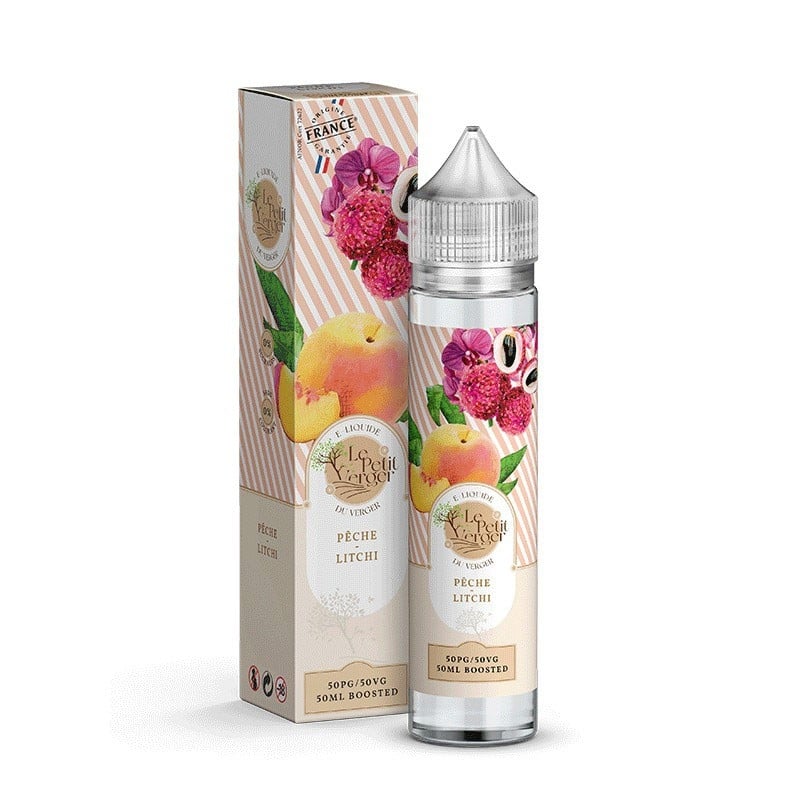 e-liquide Pêche Litchi 50 ml - Le Petit Verger pas cher