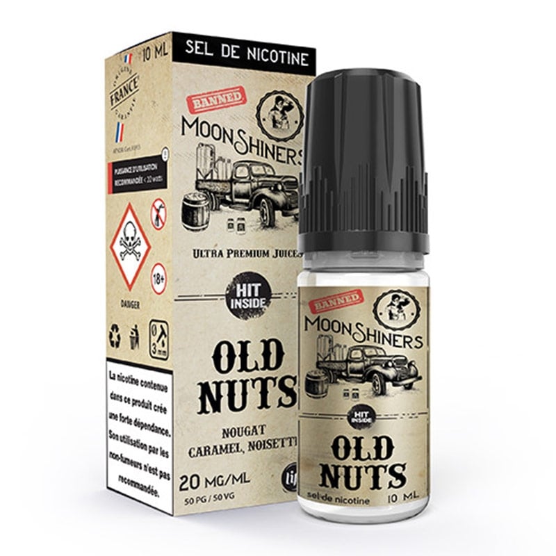 e-liquide Old Nuts 10 ml NicSalt - Moonshiners pas cher